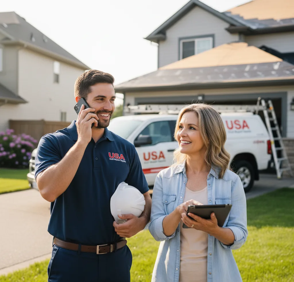 USA Roof Repair Experts customer support in Bellows Falls